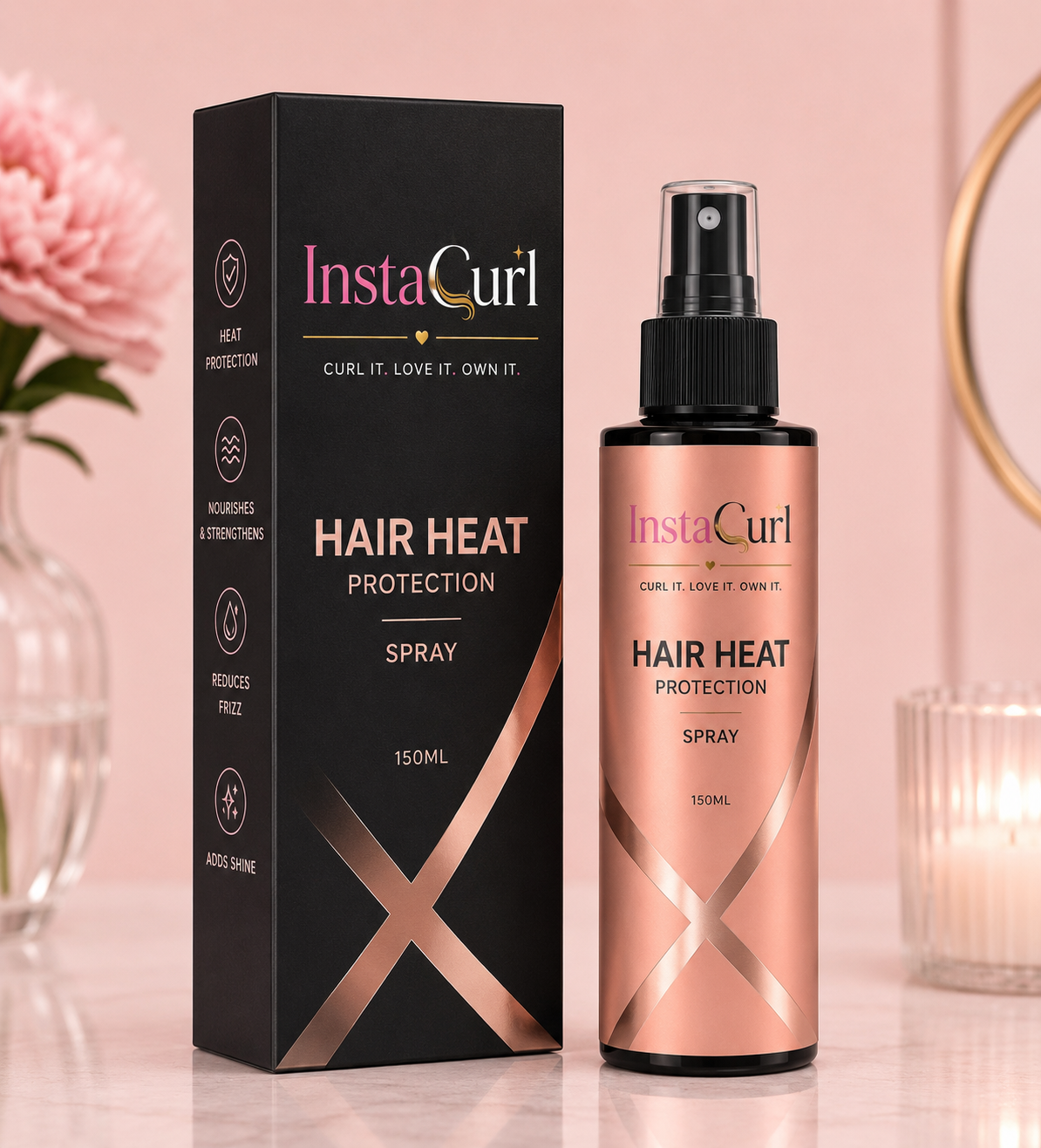 InstaCurl™ | Heat Protectant Spray